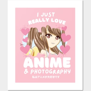 I LOVE ANIME & PHOTOGRAPHY Posters and Art